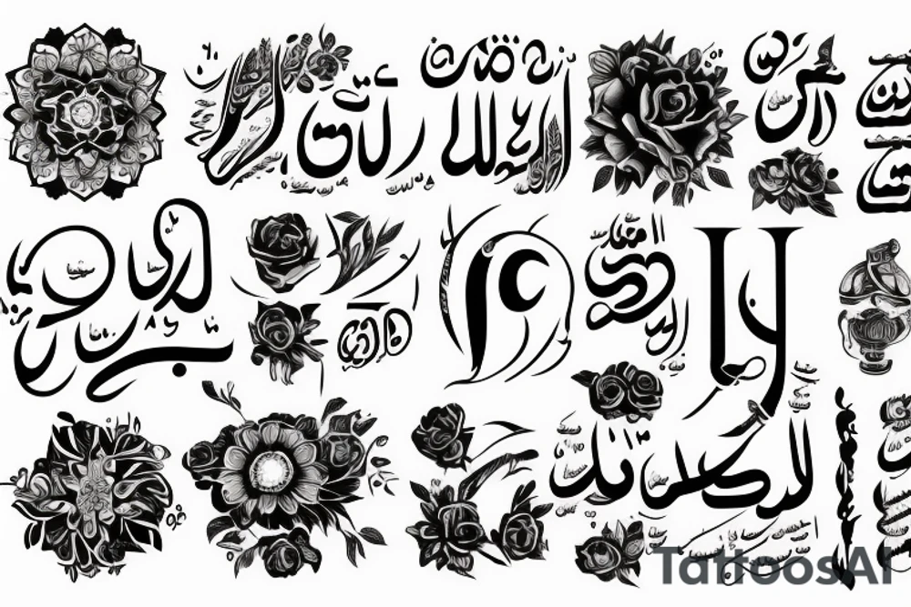 Iran with perfect font tattoo idea