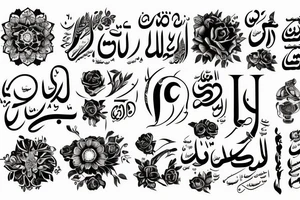 Iran with perfect font tattoo idea