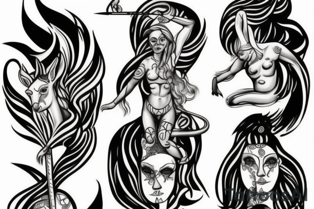 archery centaur tattoo idea