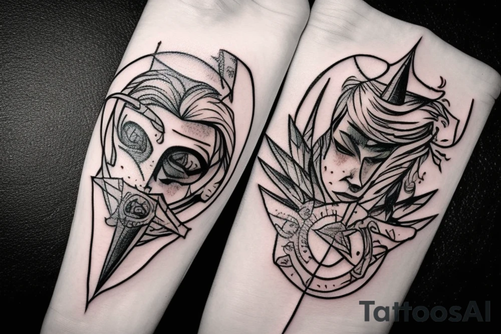the witcher 3 magic signs on hand tattoo idea