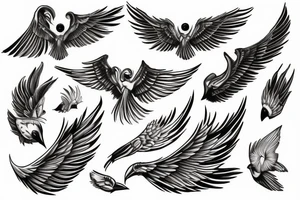 wings tattoo idea