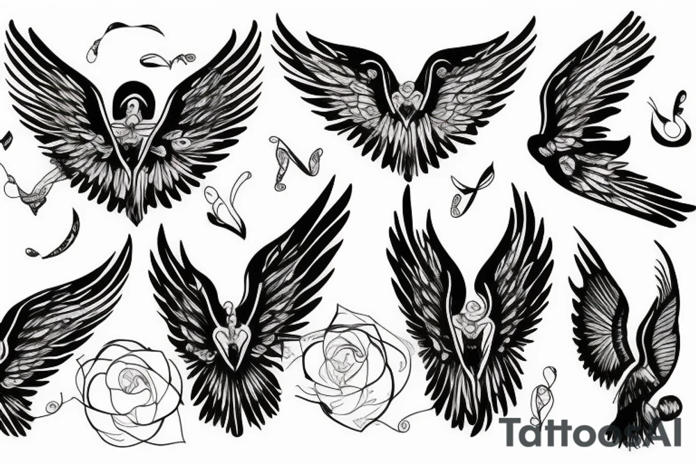 wings tattoo idea