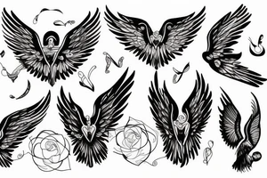 wings tattoo idea