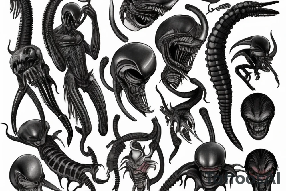 xenomorph alien aliens tattoo idea