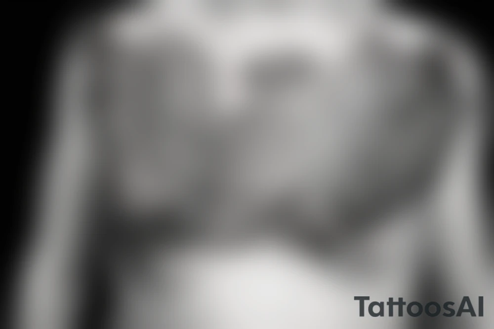 falcon front view tattoo idea