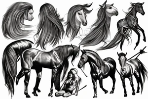 Centaur tattoo idea