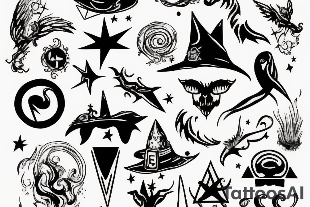 the witche 3 magic signs tattoo idea