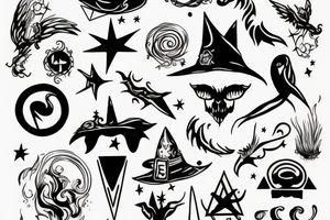 the witche 3 magic signs tattoo idea