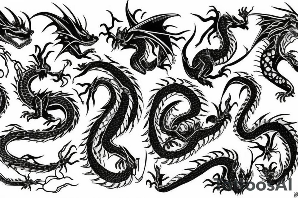 Dragon tattoo idea