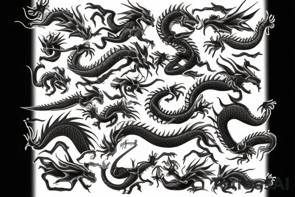 Dragon tattoo idea