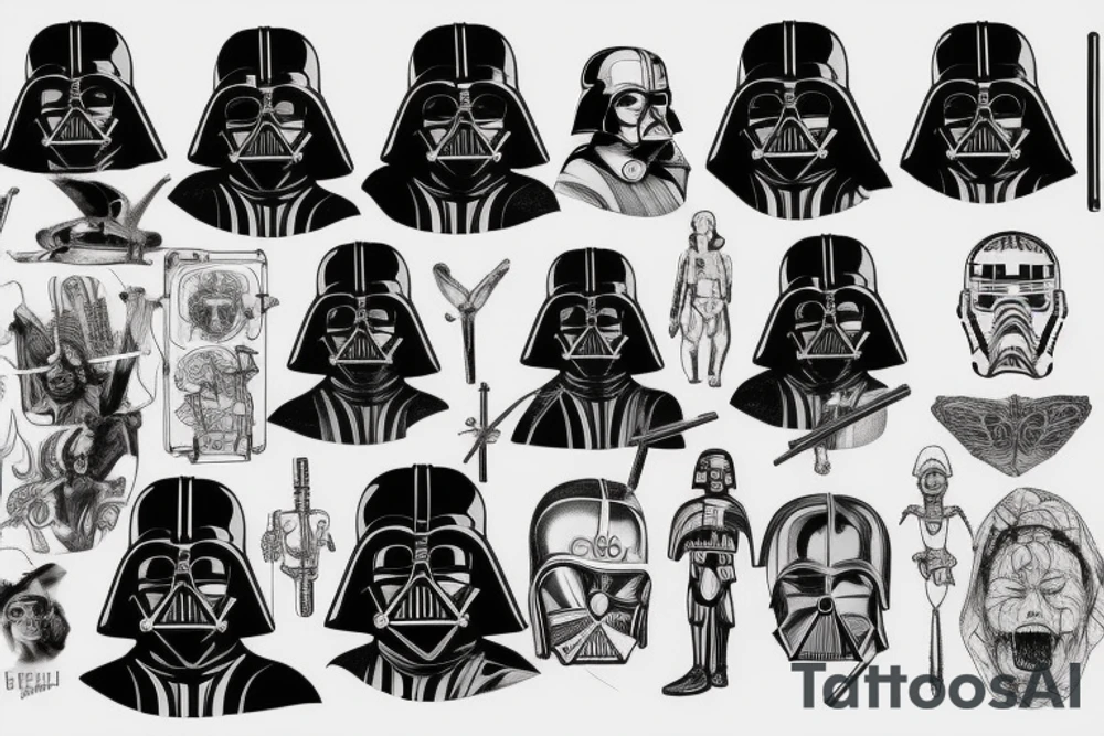 Darth Vader tattoo idea