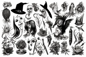 the witch tattoo idea