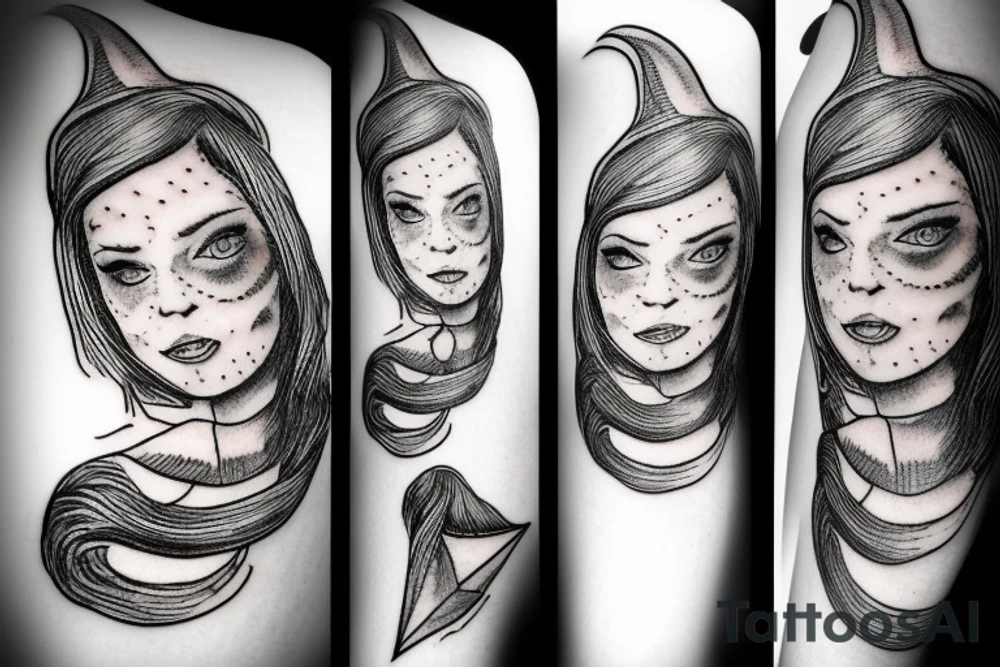 the witch tattoo idea