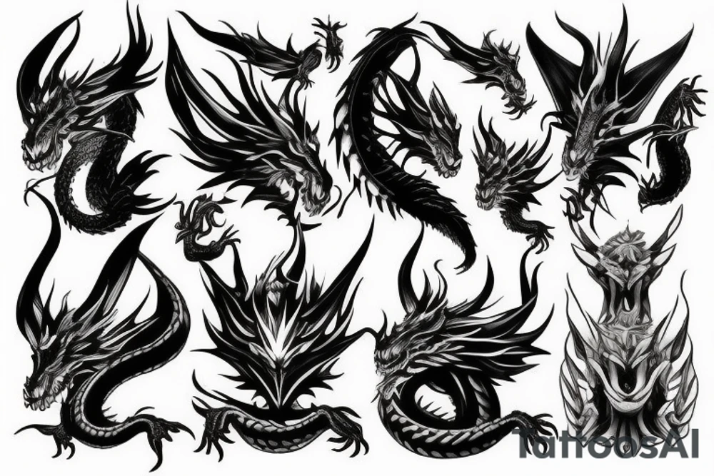 Dragon tattoo idea