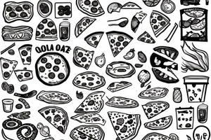 Pizza tattoo idea