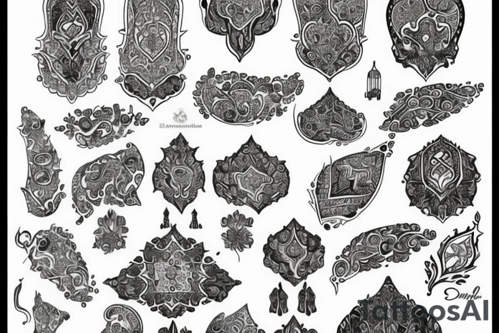 Pirouz Persian tattoo idea