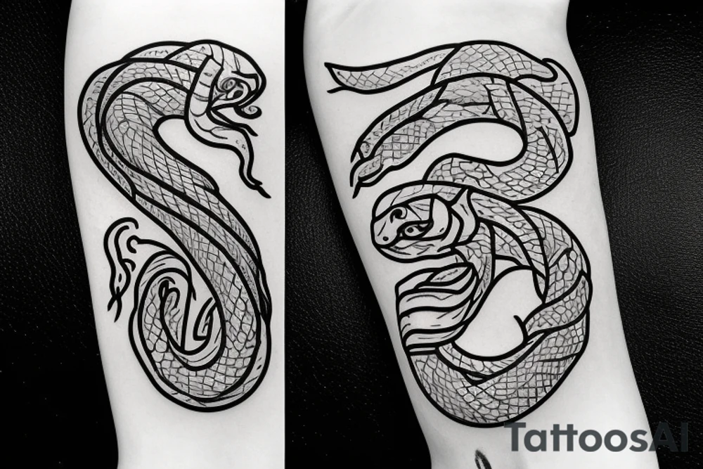 Snake tattoo idea