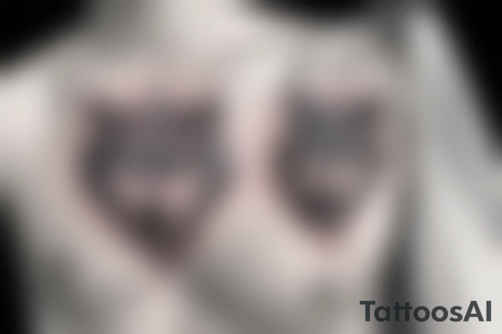 Wolves pack in poncho tattoo idea