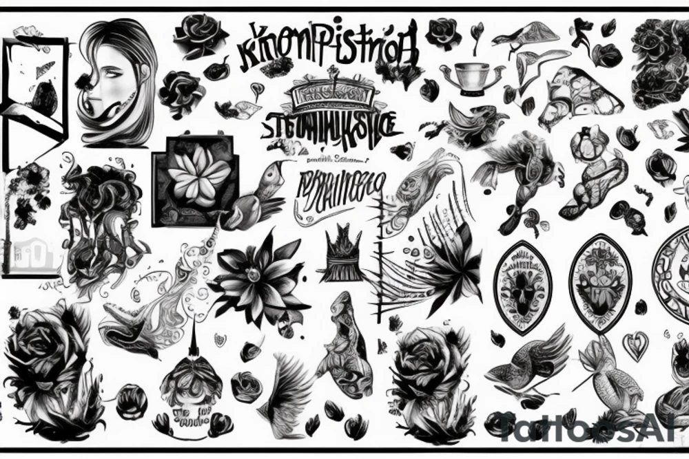 Звездные войны в стиле киберпанк tattoo idea