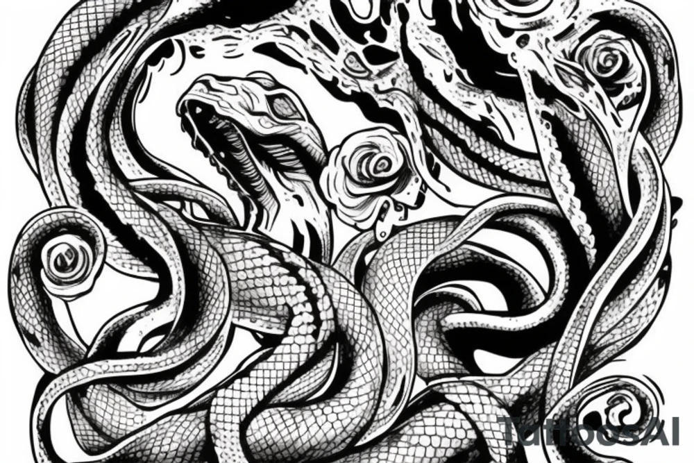 Snake tattoo idea