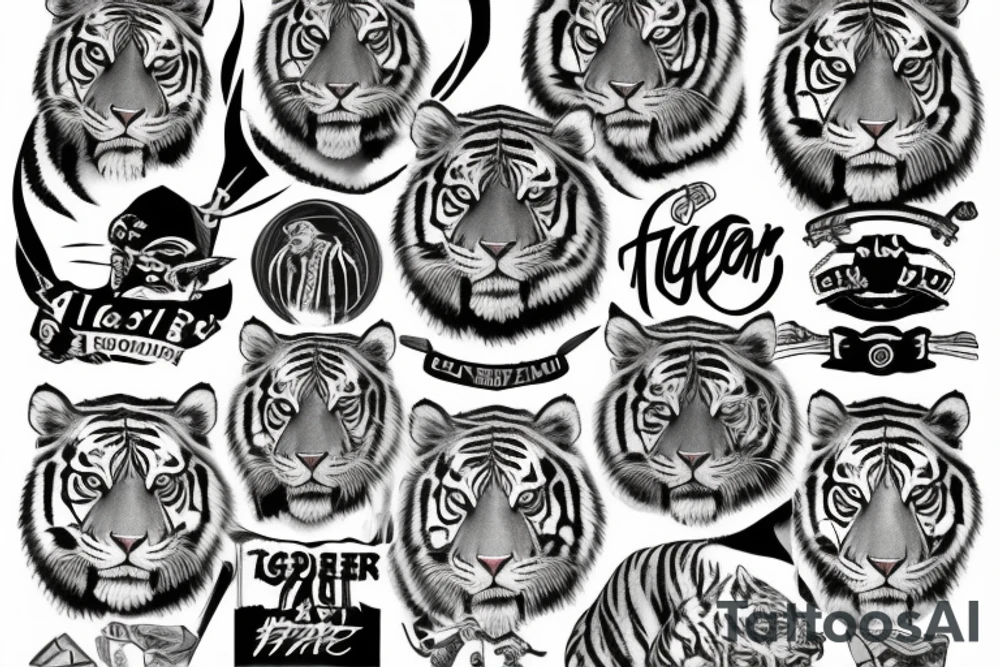 tiger tattoo idea