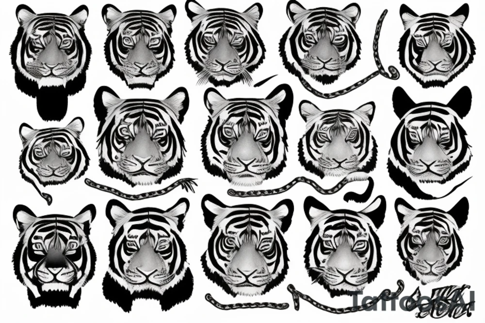 tiger tattoo idea
