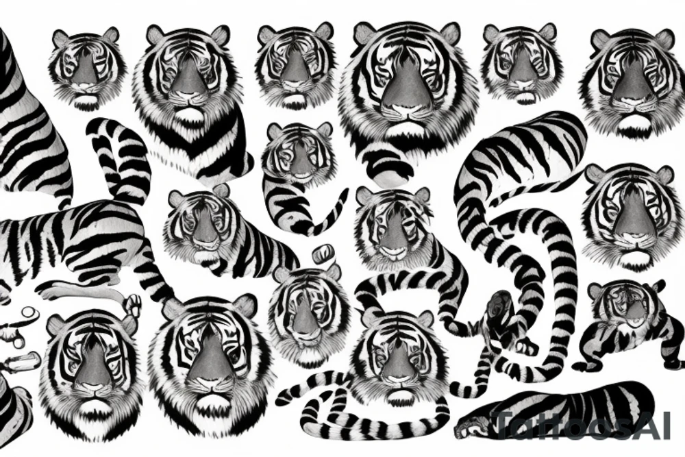 tiger tattoo idea