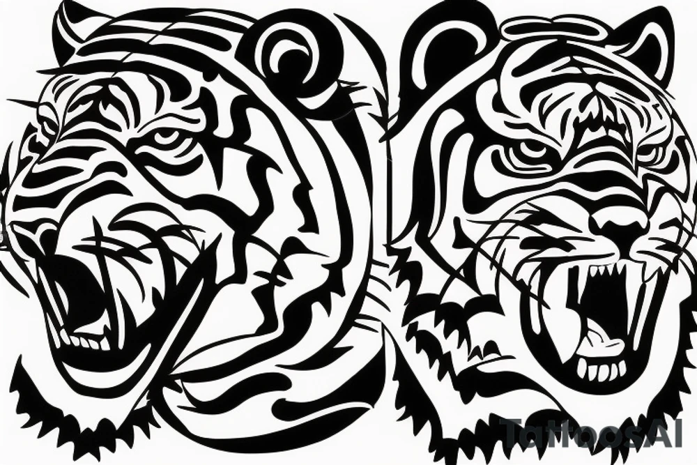 tiger tattoo idea