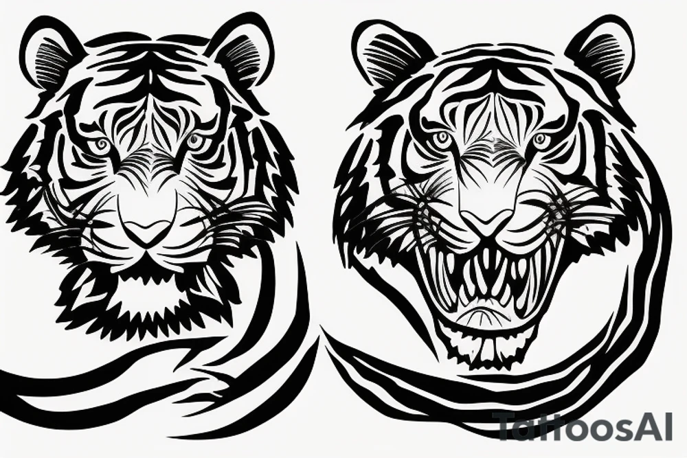 tiger tattoo idea