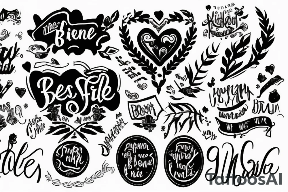best friend tattoo idea
