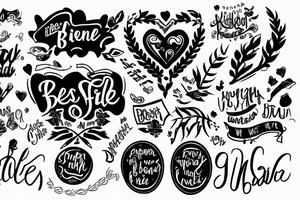 best friend tattoo idea