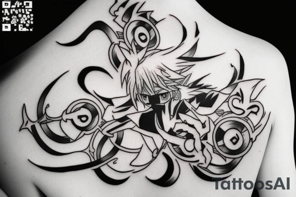 Anime logo tattoo idea