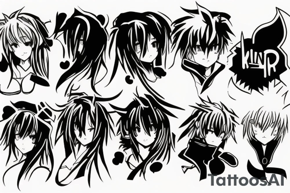 Anime logo tattoo idea