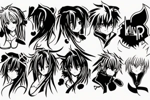 Anime logo tattoo idea