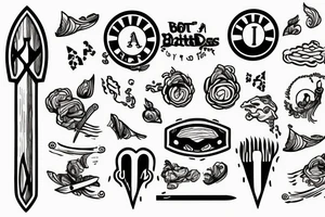 Baotless oar tattoo idea