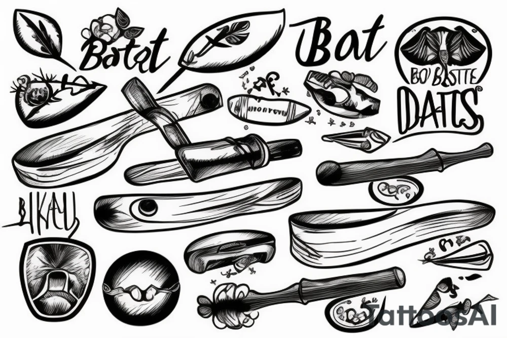 Baotless oar tattoo idea