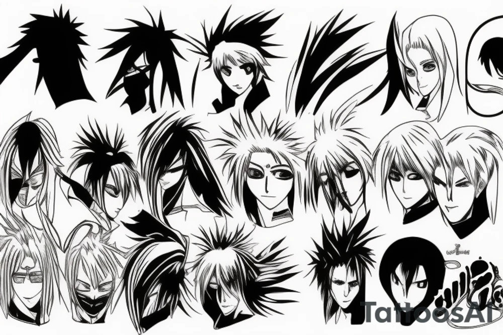 Bleach anime tattoo idea