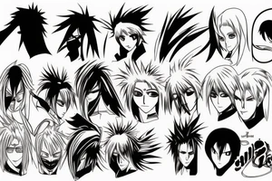 Bleach anime tattoo idea