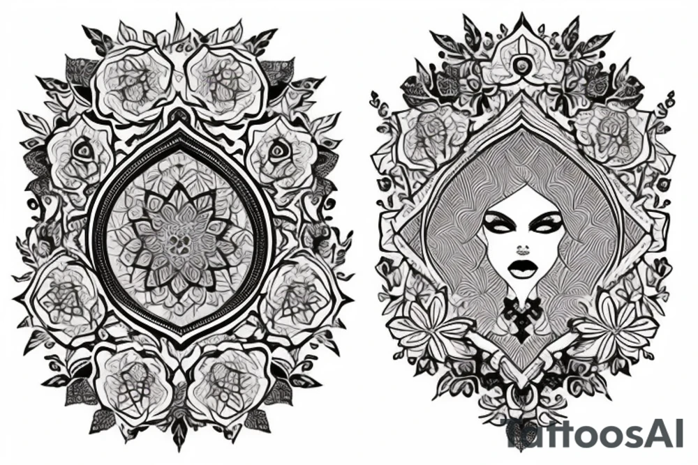 از جمجمه حیوانات استفاده شود tattoo idea
