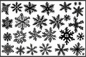 a snowflake that burns. tattoo idea