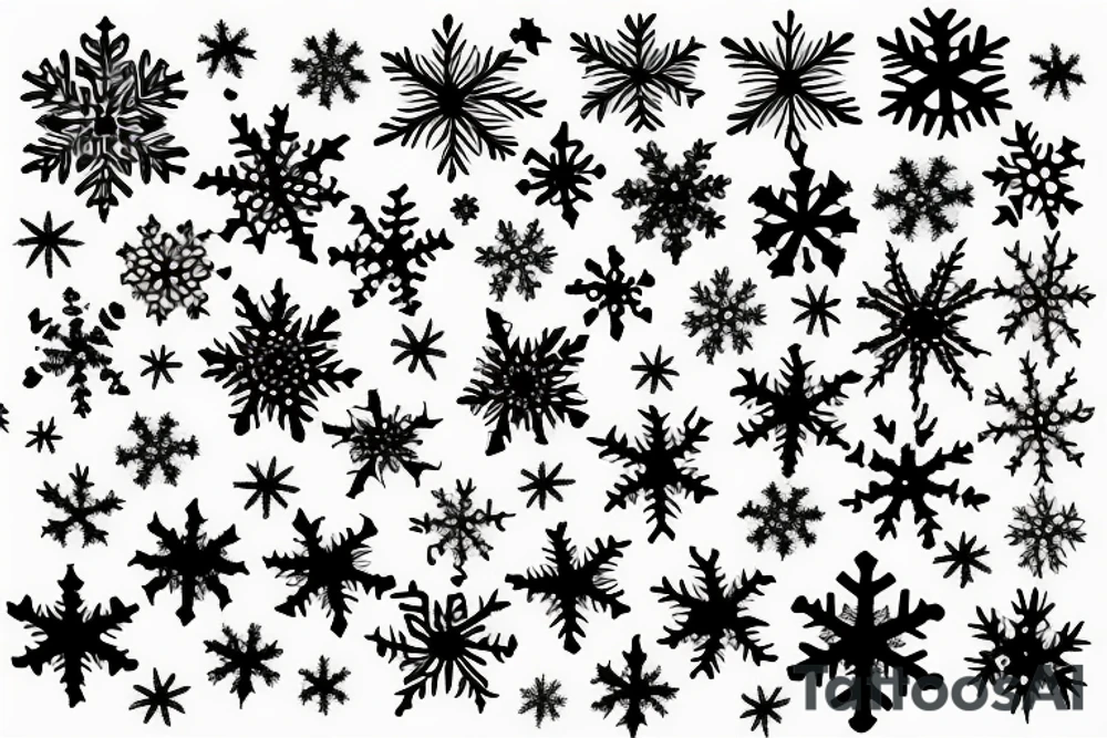 a snowflake that burns. tattoo idea