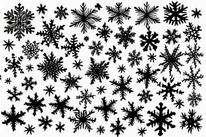 a snowflake that burns. tattoo idea