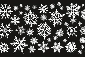 burning snowflake tattoo idea