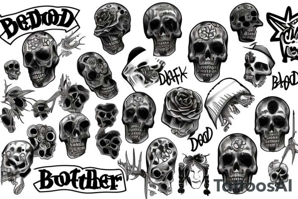 Dead brother tattoo idea