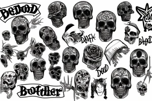 Dead brother tattoo idea