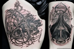 Bloodborne game's caryll rune inspired tattoo idea