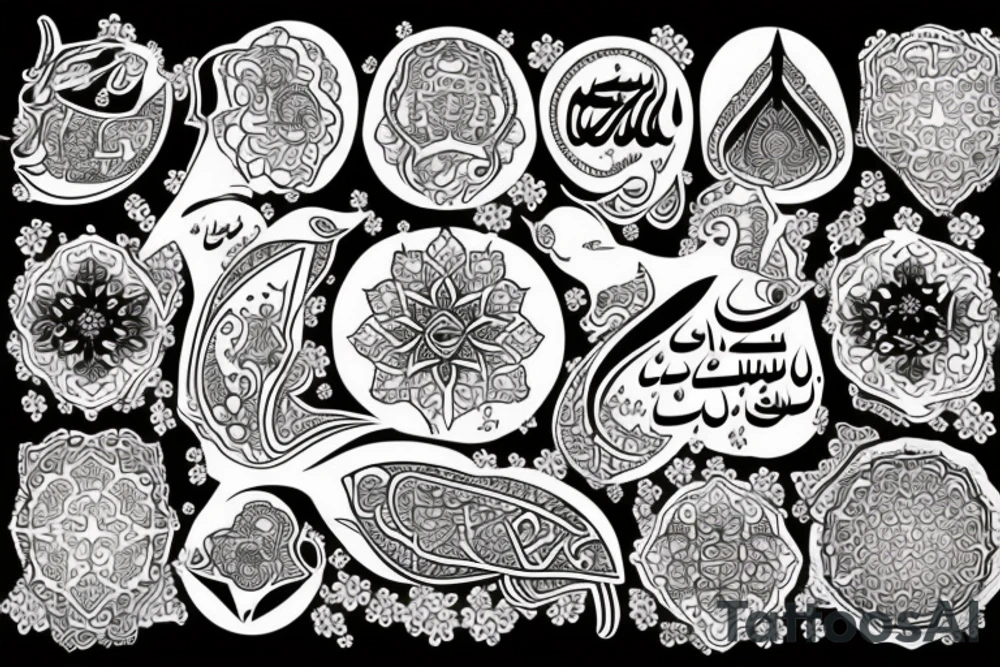 پس زخم هایمان چه tattoo idea