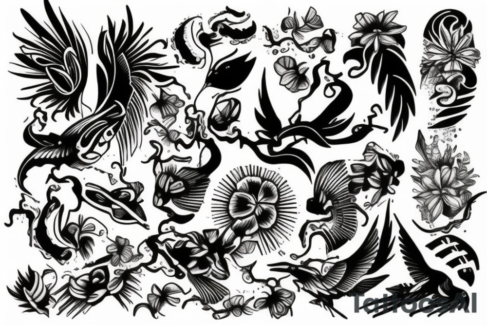 images of Hawaiian-Peruvian cultural mix tattoos tattoo idea