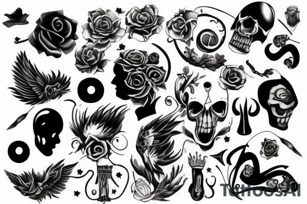 Black tattoo idea