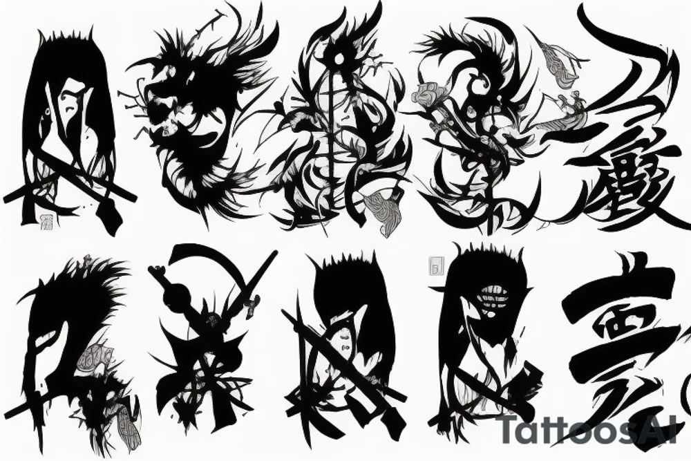 Samourai tattoo idea